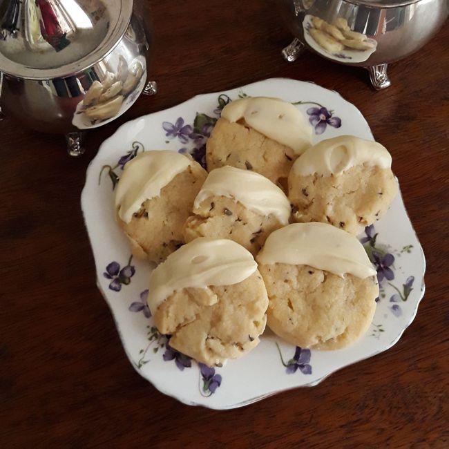 Lavender Almond Biscuits
