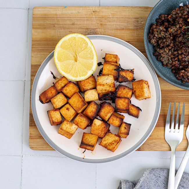 Sriracha Tofu Bites