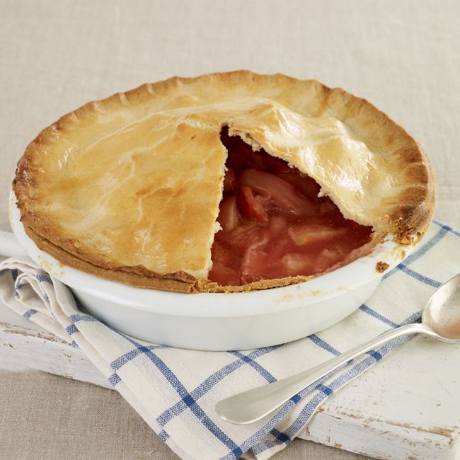 Rhubarb & Strawberry Pie
