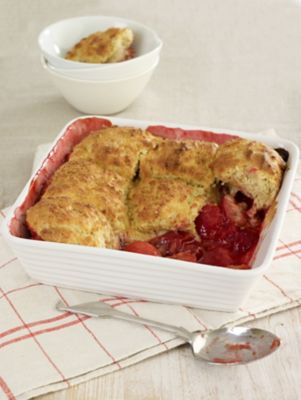 Cinnamon & Plum Cobbler