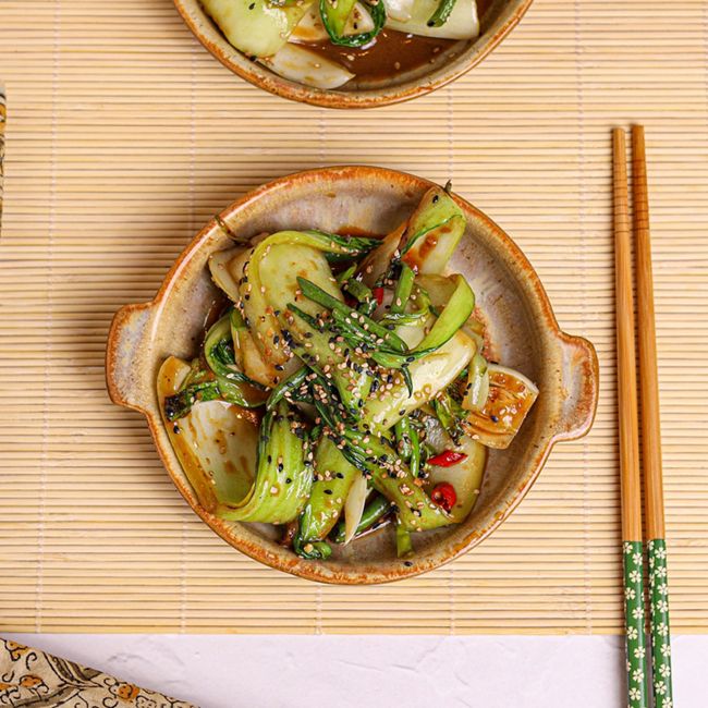 Stir Fried Bok Choi with Oyster Sauce