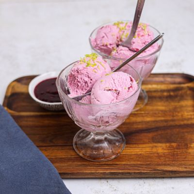 Strawberry & Lime Ice Cream