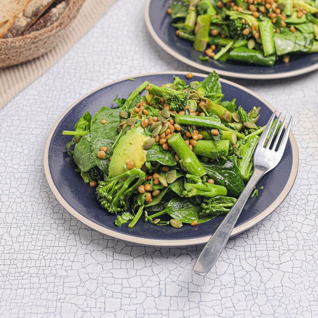Super Green Lentil Salad
