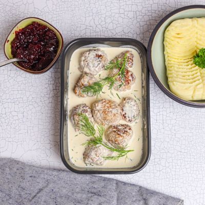 Swedish-Style Meatballs with Cranberry