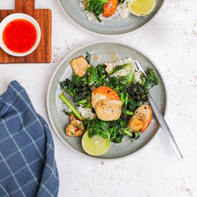 Sweet Chilli Scallop Stir Fry