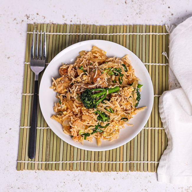Szechuan Fried Rice with Chicken & Broccolini
