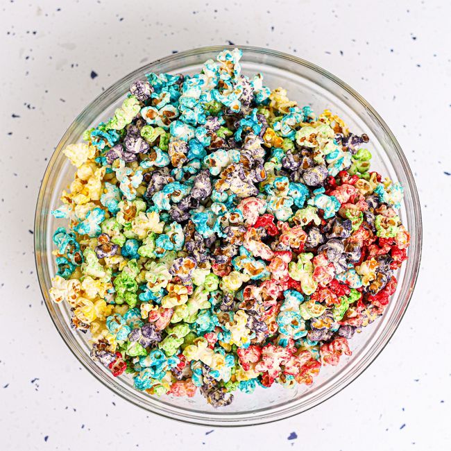 Tasty Rainbow Popcorn