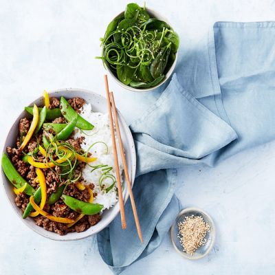 Teriyaki Beef Mince Bowl