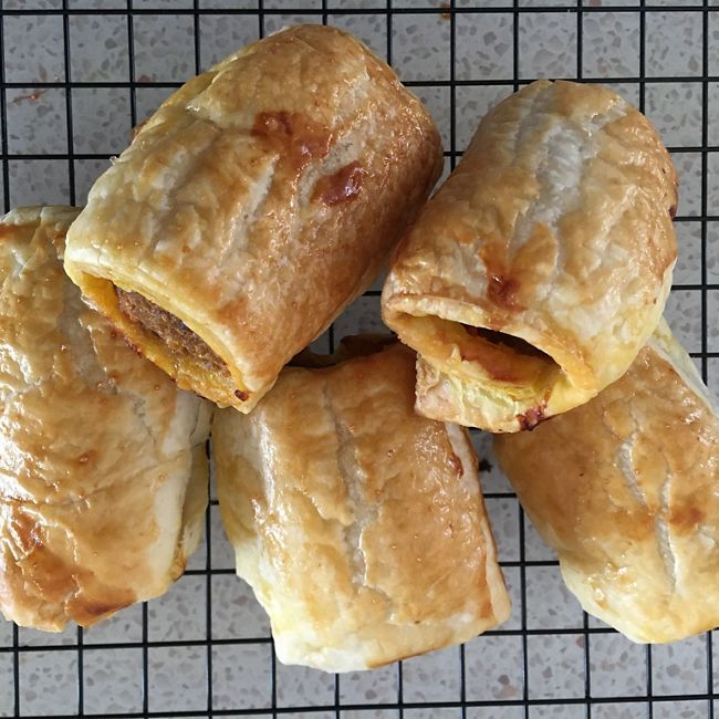 Curried Sausage Rolls
