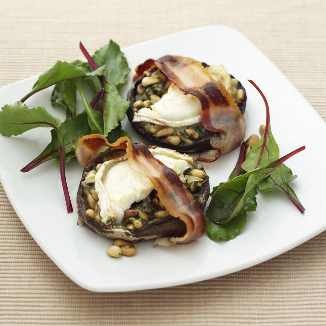 Stuffed Mushrooms With Pancetta