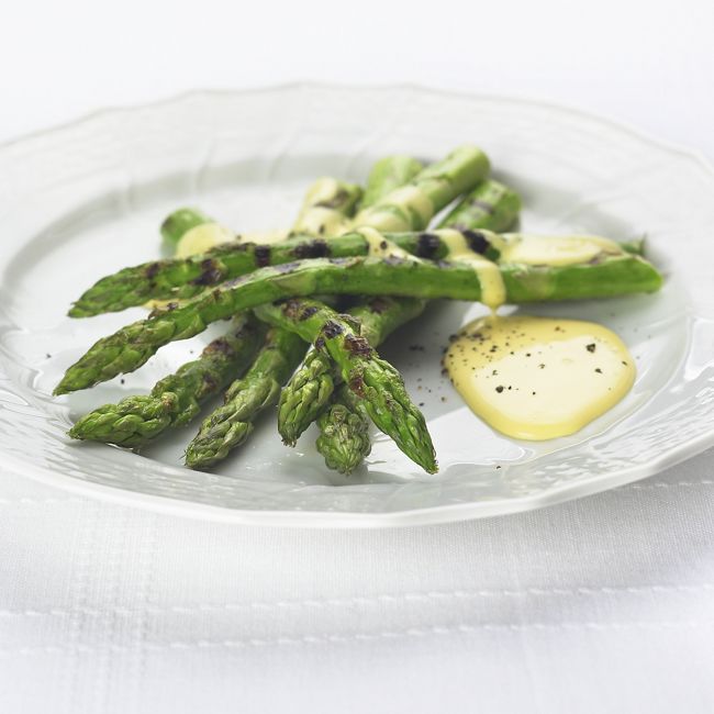 Pan-grilled Asparagus With Hollandaise