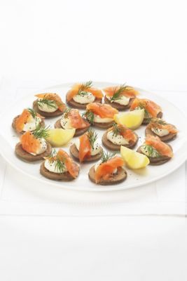 Smoked Salmon Blinis