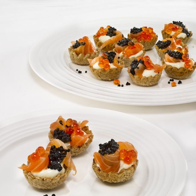 Rich Smoked Salmon Croustades