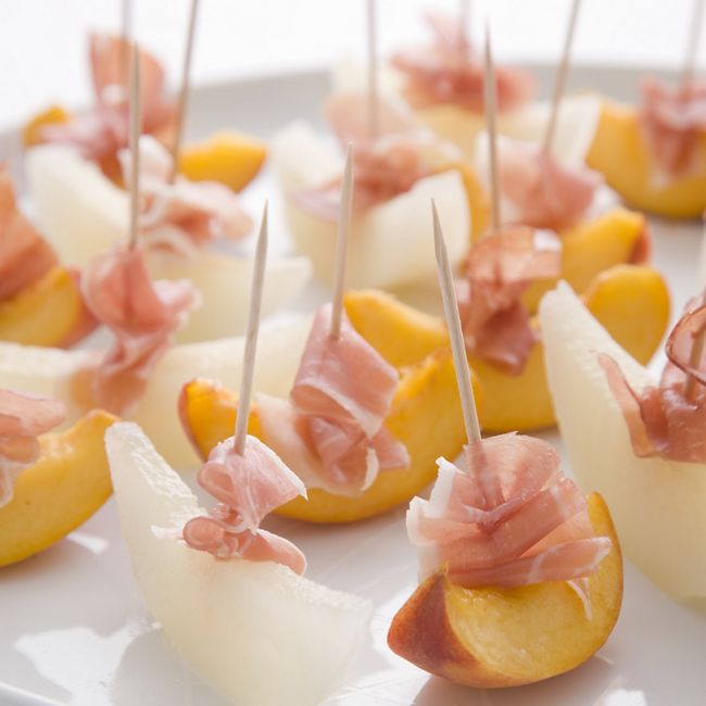 Melon & Nectarines With Parma Ham
