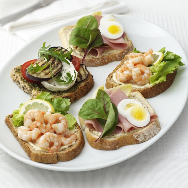 Open-faced Sandwiches