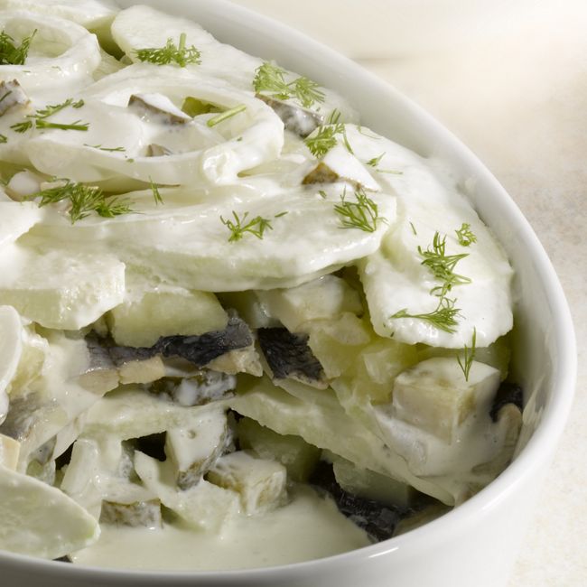 Layered Marinated Herring Salad