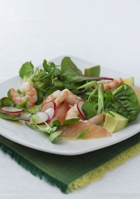 Shrimp, Grapefruit & Avocado Salad