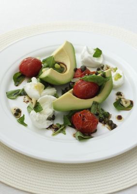 Avocado, Tomato & Mozzarella Salad