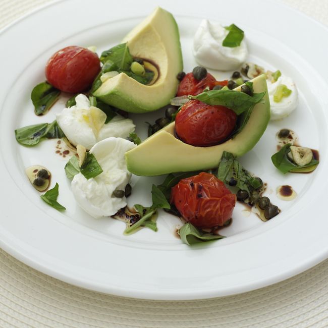 Avocado, Tomato & Mozzarella Salad