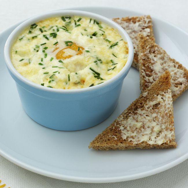 Baked Eggs In Cream