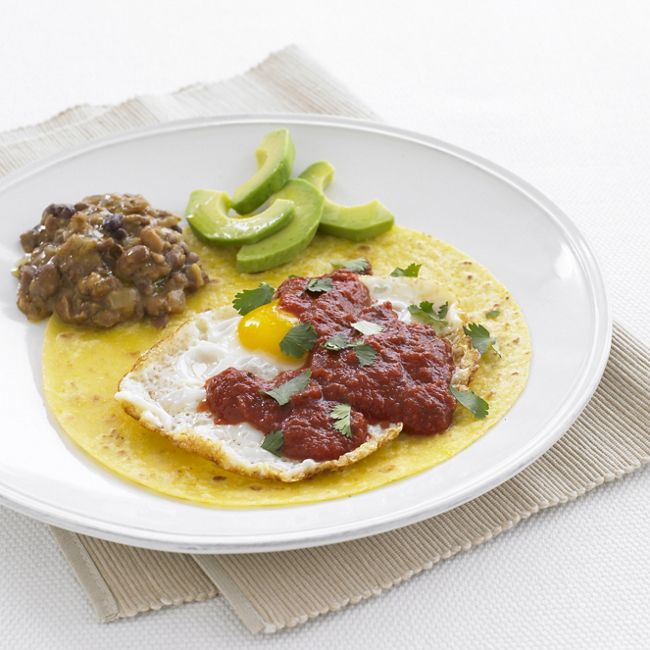 Ranch-style Eggs With Refried Beans