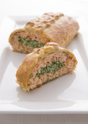 Salmon In Puff Pastry
