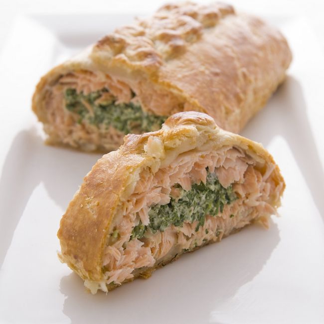 Salmon in Puff Pastry
