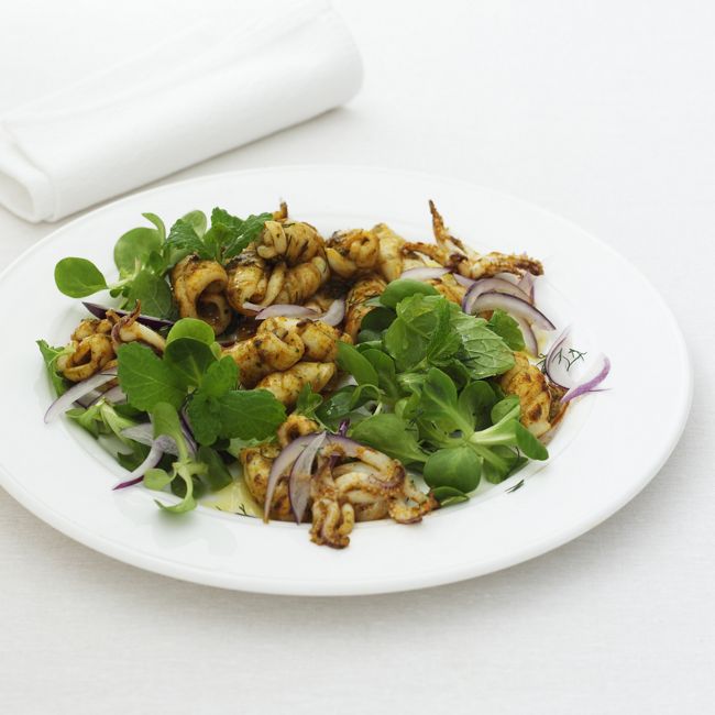Calamari Salad With Mint & Dill