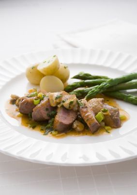 Duck Breasts With Mushroom Sauce