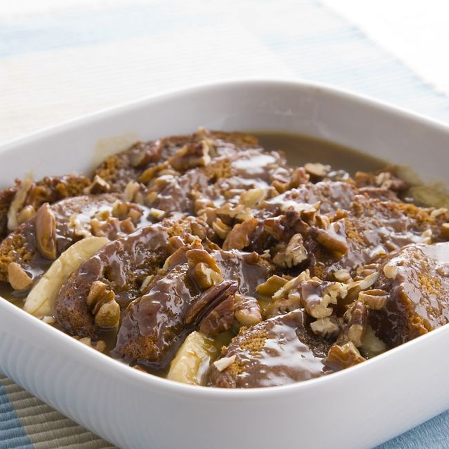 Quick Sticky Toffee & Banana Pudding