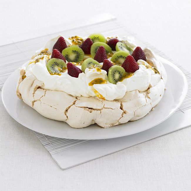 Kiwi & Passionfruit Pavlova