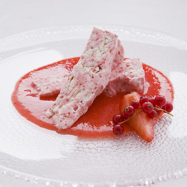 Strawberry Semifreddo