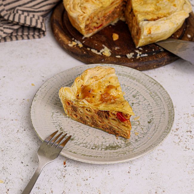 Timpana with Plant Based Mince