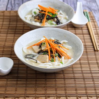 Tofu & Noodle Miso Soup