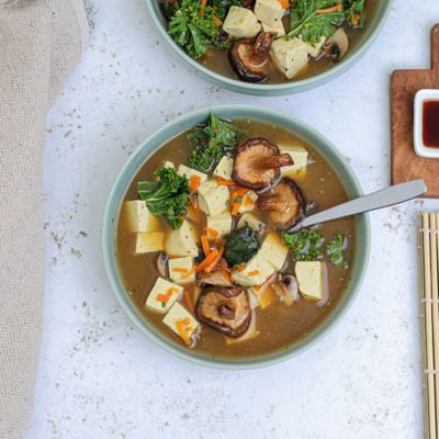 Tofu & Shiitake Miso Soup