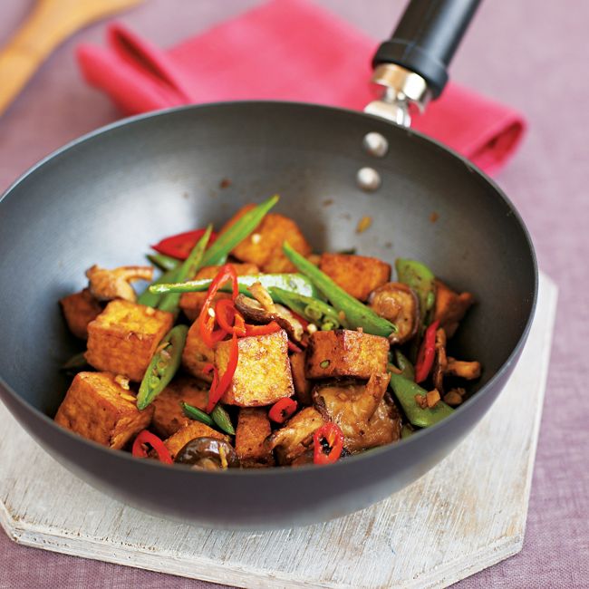 Tofu With Mushrooms