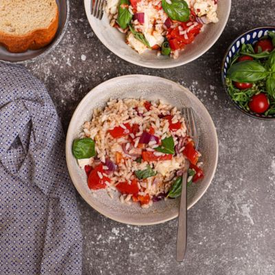 Tomato & Basil Risoni Salad