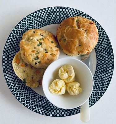 Zucchini and Carrot Scones