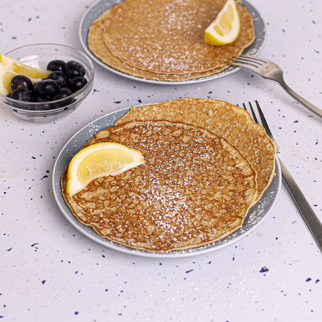 Traditional Crêpe with Icing Sugar