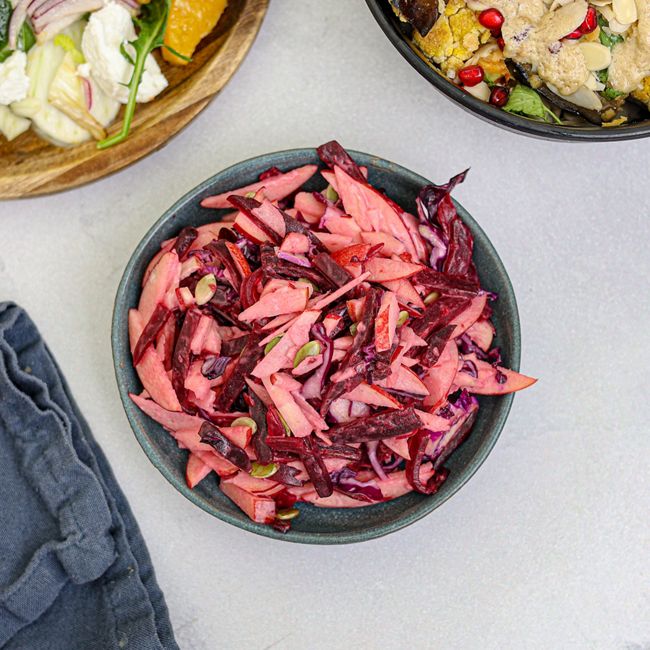 Traditional Red Cabbage, Apple & Beetroot Slaw