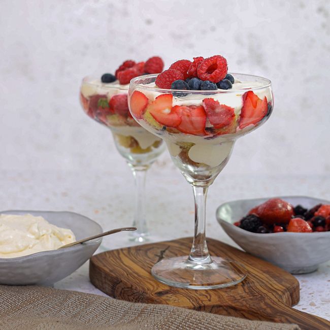 Triple Berry Trifle