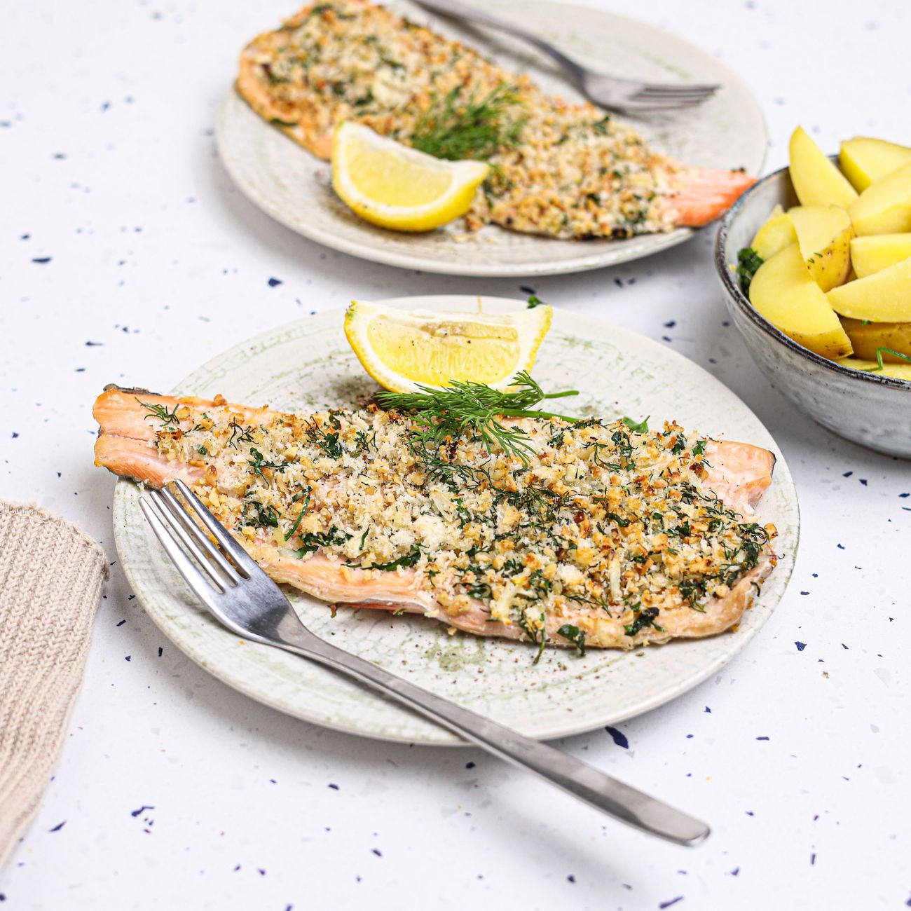 Trout with Almond & Herb Crust Recipe Woolworths