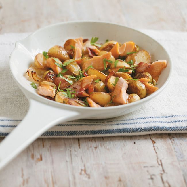 Trout & Bacon Hash
