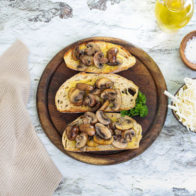 Truffle Mushrooms On Toast