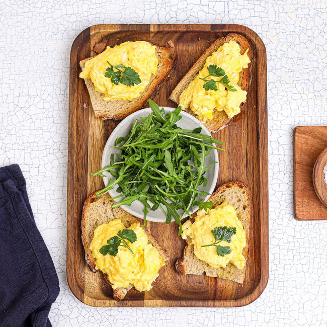 Truffled Scrambled Eggs