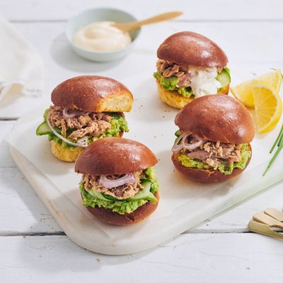 Tuna and Avo Brioche Rolls 