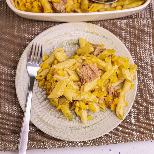 Tuna & Sweetcorn Pasta Bake