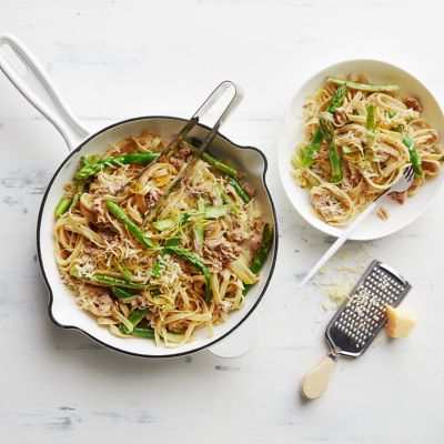 Tuna & asparagus primavera