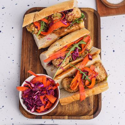 Turkey Meatball Banh Mi
