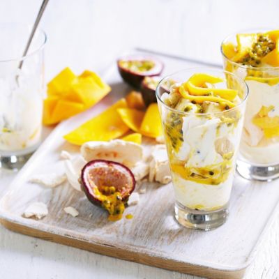 Eton Mess With Passionfruit & Mango